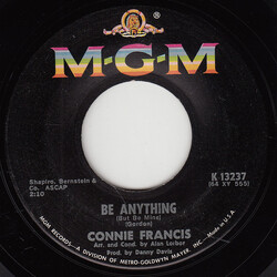 Connie Francis Be Anything (But Be Mine) / Tommy Vinyl 7" USED