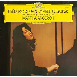 Frédéric Chopin / Martha Argerich 24 Préludes, Op. 28 · Préludes Nr. 25, Op. 45 · Nr. 26, Op. Posth. Vinyl LP USED