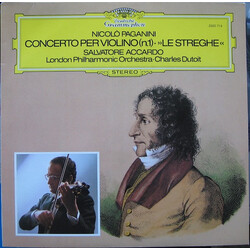 Niccolò Paganini / Salvatore Accardo / London Philharmonic Orchestra / Charles Dutoit Concerto Per Violino (n.1) • "Le Streghe" Vinyl LP USED
