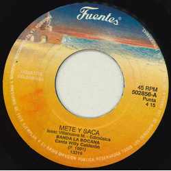 Banda La Bocana Mete y Saca / Busco A Mi Amor Vinyl 7" USED