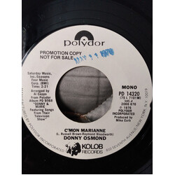 Donny Osmond C'mon Marianne Vinyl 7" USED
