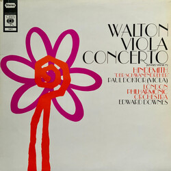 Sir William Walton / Paul Hindemith Walton Viola Concert (Revised Version) - Hindemith "Der Schwanendreher" Vinyl LP USED