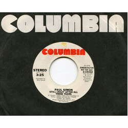 Paul Simon Still Crazy After All These Years Vinyl 7" USED
