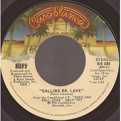 Kiss Calling Dr. Love Vinyl 7" USED