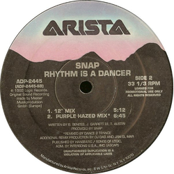 Snap! Rhythm Is A Dancer Vinyl 12" USED