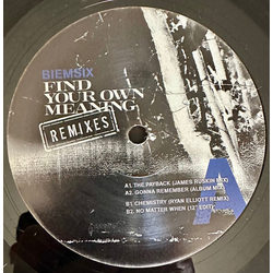 Biemsix Find Your Own Meaning (Remixes) Vinyl 12" USED