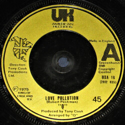 Q (36) Love Pollution / Dancin' Man Vinyl 7" USED