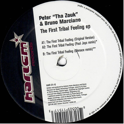 Peter Tha Zouk & Bruno Marciano The First Tribal Feeling EP Vinyl 12" USED