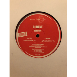 DJ Dave (3) Acid Sys Vinyl 12" USED