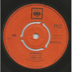 Johnny Cash The Matador Vinyl 7" USED