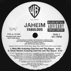 Jaheim Fabulous Vinyl 12" USED
