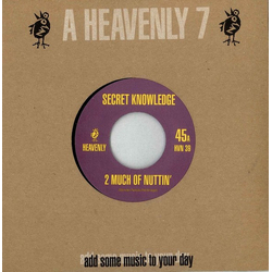 Secret Knowledge 2 Much Of Nuttin' Vinyl 7" USED