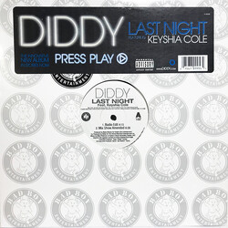 P. Diddy / Keyshia Cole Last Night Vinyl 12" USED