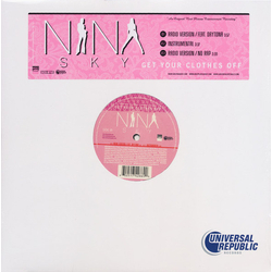 Nina Sky Get Your Clothes Off Vinyl 12" USED
