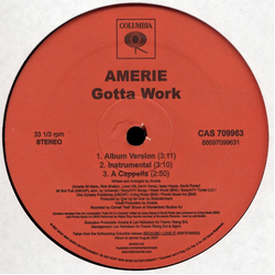 Amerie Gotta Work Vinyl 12" USED