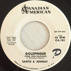 Santo & Johnny Goldfinger / Sleep Walk Vinyl 7" USED