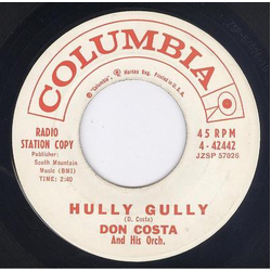 Don Costa Orchestra Hully Gully Vinyl 7" USED