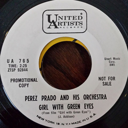 Perez Prado And His Orchestra Girl With Green Eyes / Woman Of Straw Vinyl 7" USED