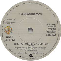 Fleetwood Mac The Farmer's Daughter Vinyl 7" USED