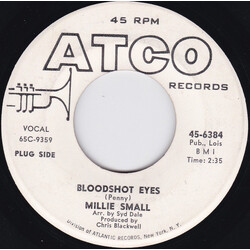 Millie Small Bloodshot Eyes / Tongue Tied Vinyl 7" USED