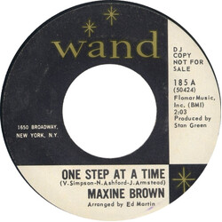 Maxine Brown One Step At A Time / Anything For A Laugh Vinyl 7" USED