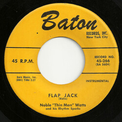 Noble "Thin Man" Watts & His Rhythm Sparks Flap Jack / Hot Tamales Vinyl 7" USED