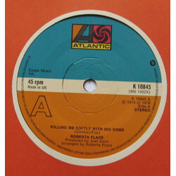 Roberta Flack Killing Me Softly With His Song Vinyl 7" USED