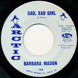Barbara Mason Sad, Sad Girl Vinyl 7" USED
