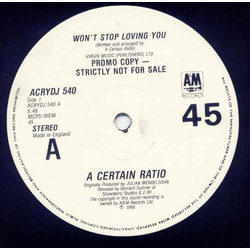 A Certain Ratio Won't Stop Loving You Vinyl 12" USED