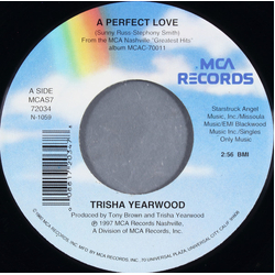 Trisha Yearwood A Perfect Love Vinyl 7" USED
