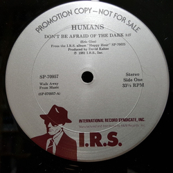 The Humans Don't Be Afraid Of The Dark Vinyl 12" USED