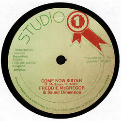 Freddie McGregor / Sound Dimension / Prince Jazzbo Come Now Sister / Crab Walking Vinyl 12" USED