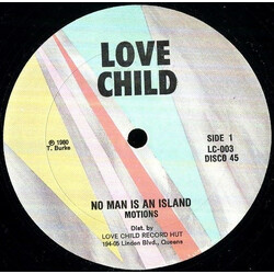Motion (9) No Man Is An Island Vinyl 12" USED
