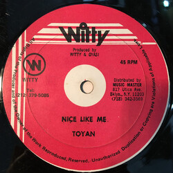 Toyan Nice Like Me Vinyl 12" USED