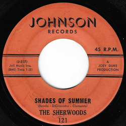 The Sherwoods Shades Of Summer / Sneakin' Around Vinyl 7" USED
