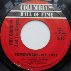 Ray Conniff And The Singers Somewhere, My Love / Lookin' For Love Vinyl 7" USED