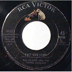 Hal Blaine & The Young Cougars East Side Story / Hawaii 1963 Vinyl 7" USED