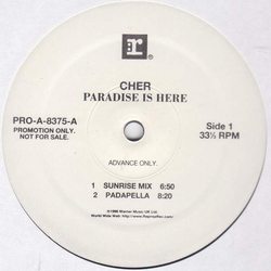 Cher Paradise Is Here Vinyl 12" USED