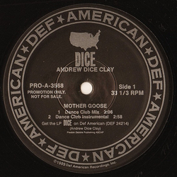 Andrew "Dice" Clay Mother Goose Vinyl 12" USED