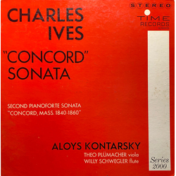 Charles Ives / Aloys Kontarsky "Concord" Sonata Vinyl LP USED