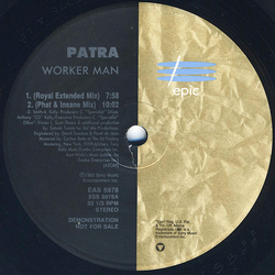Patra Worker Man (The Remixes) Vinyl 12" USED
