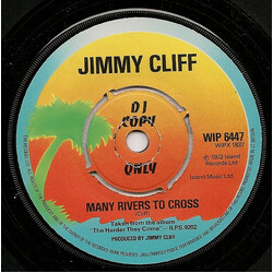 The Melodians / Jimmy Cliff Rivers Of Babylon / Many Rivers To Cross Vinyl 7" USED