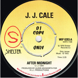 J.J. Cale After Midnight Vinyl 7" USED