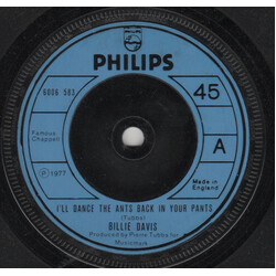 Billie Davis I'll Dance The Ants Back In Your Pants Vinyl 7" USED