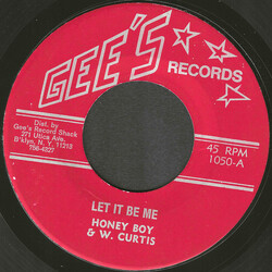 Honey Boy / Winston Curtis Let It Be Me Vinyl 7" USED