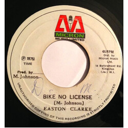 Easton Clarke Bike No License Vinyl 7" USED