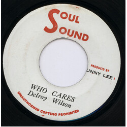 Delroy Wilson / I Roy Junior Who Cares / Who Cares (Version) Vinyl 7" USED