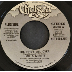 High & Mighty (4) The Fire's All Over Vinyl 7" USED