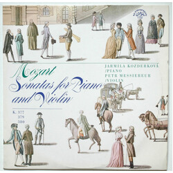 Jarmila Kozderková / Petr Messiereur / Wolfgang Amadeus Mozart Sonatas For Piano And Violin Vinyl LP USED
