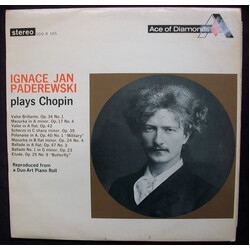 Frédéric Chopin / Ignacy Jan Paderewski Plays Chopin Vinyl LP USED